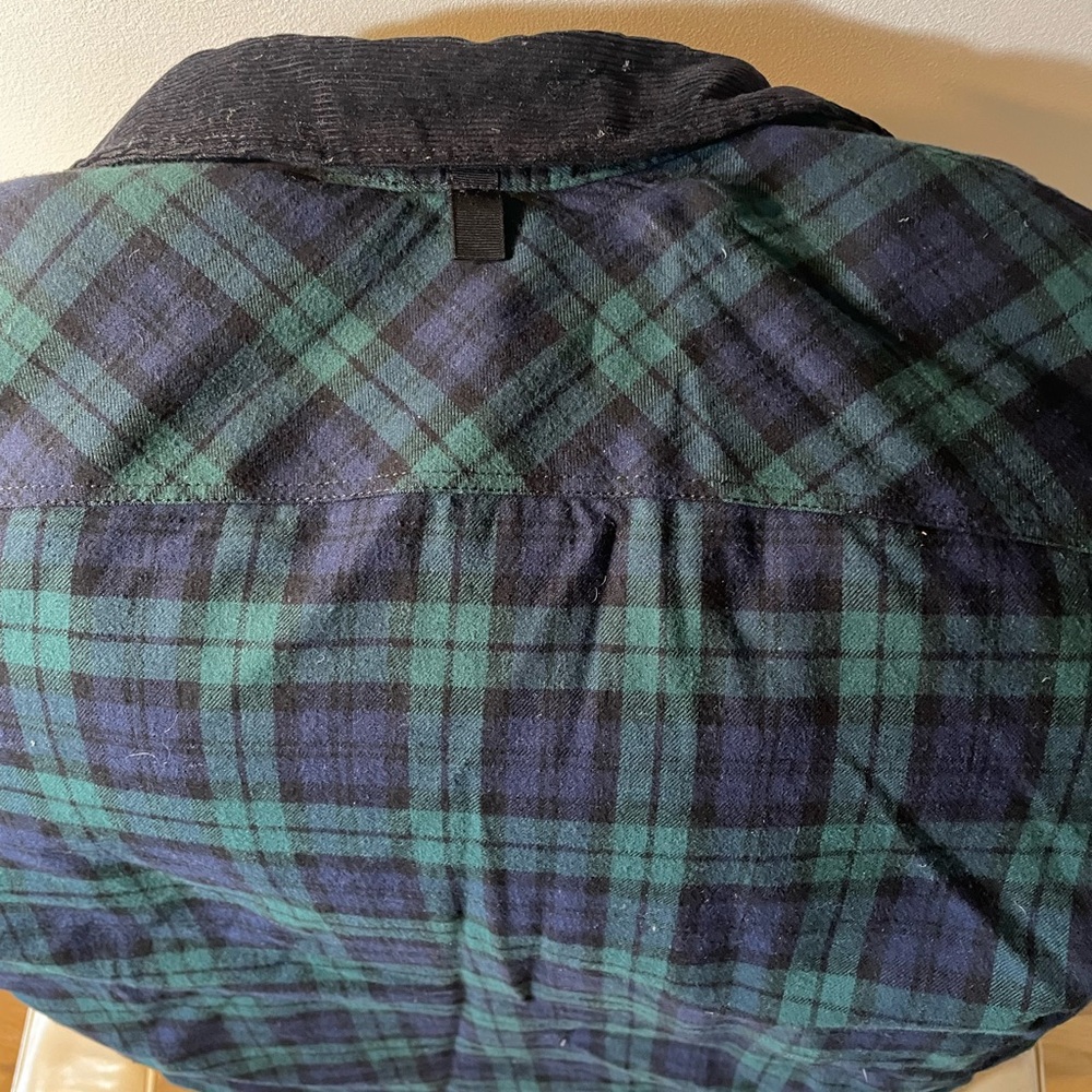 rag & bone Green and Blue Plaid Shirt Jacket - Picture 9 of 10